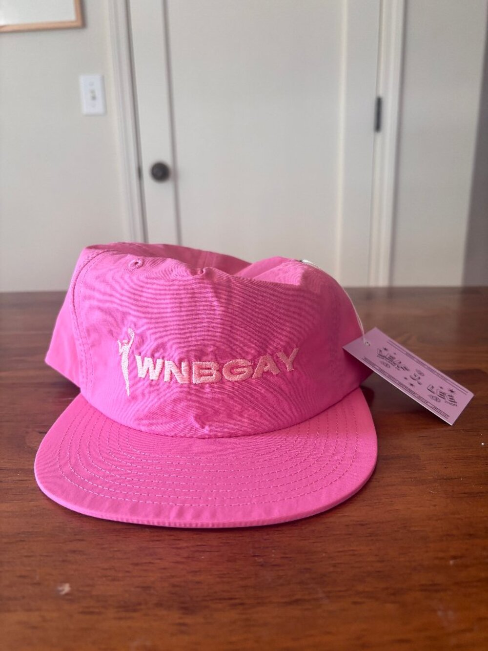 Pink WNBGAY hat - Picture 2 of 7